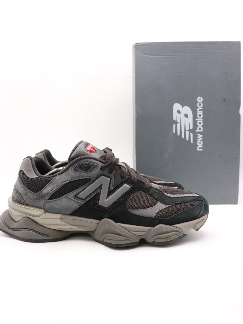 New Balance 9060 Men's Size 13 D Black Castlerock Suede Sneakers U9060BLK